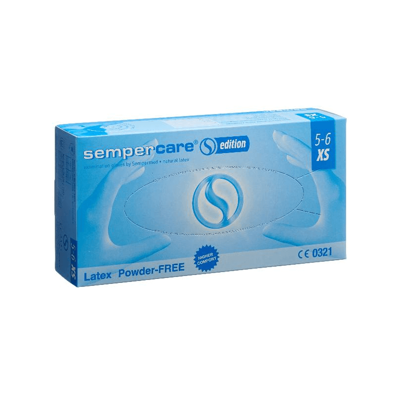 Sempercare Edition Guanti in lattice XS non inumiditi 100 pezzi