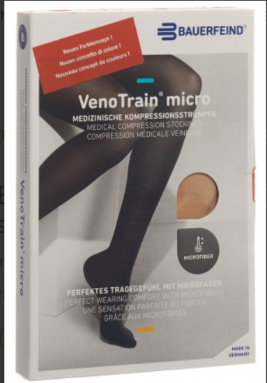 Bauerfeind VT MICRO AD KKL2 M p/l punta chiusa crema 1 paio