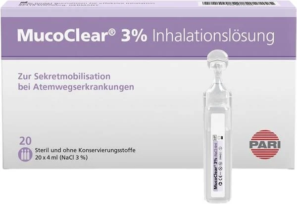 PARI MucoClear NaCl Soluzione inalatoria 3% ip 20 Amp 4ml