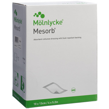 Mesorb Medicazione assorbente 10x13cm sterile 50 pezzi