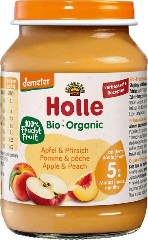 Holle Mela e Pesca 190g