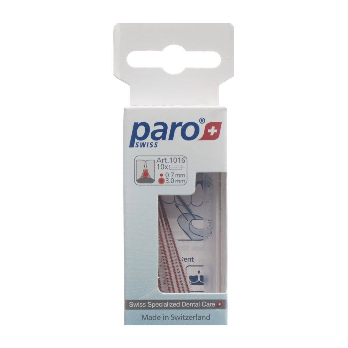 paro® ISOLA LONG 3mm x-fine rosso cilindrico 10 pezzi