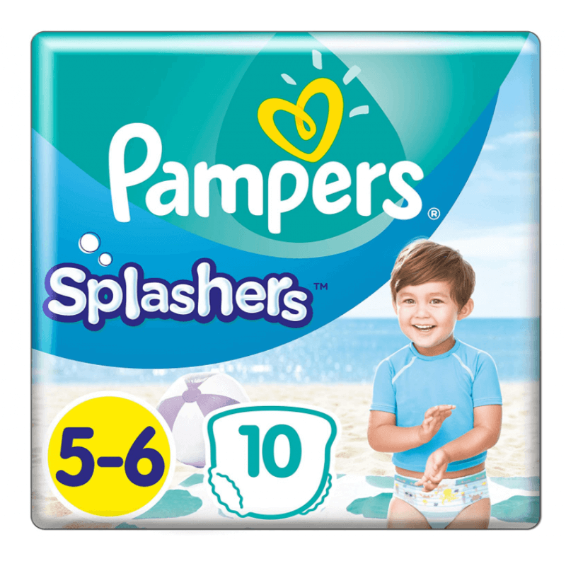 Pampers Splashers Gr5-6 confezione da 10 pezzi