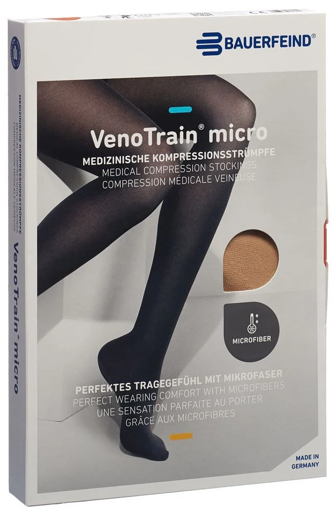 Bauerfeind VT MICRO AG KKL2 M n/l piede aperto punta crema 1 paio