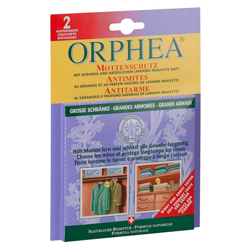 Orphea antitarme appendiabiti profumo di lavanda 2 pezzi