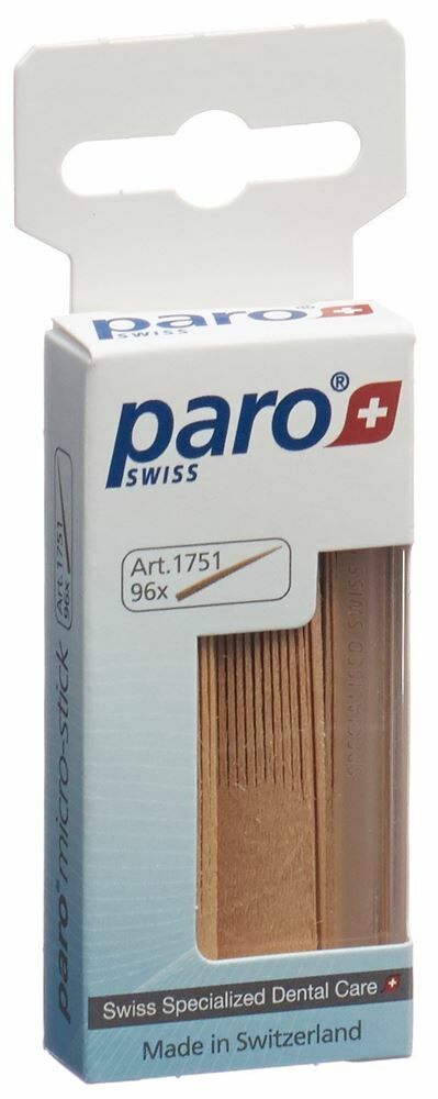 paro® MICRO STICKS Legno dentato superfine 96 pezzi #1751