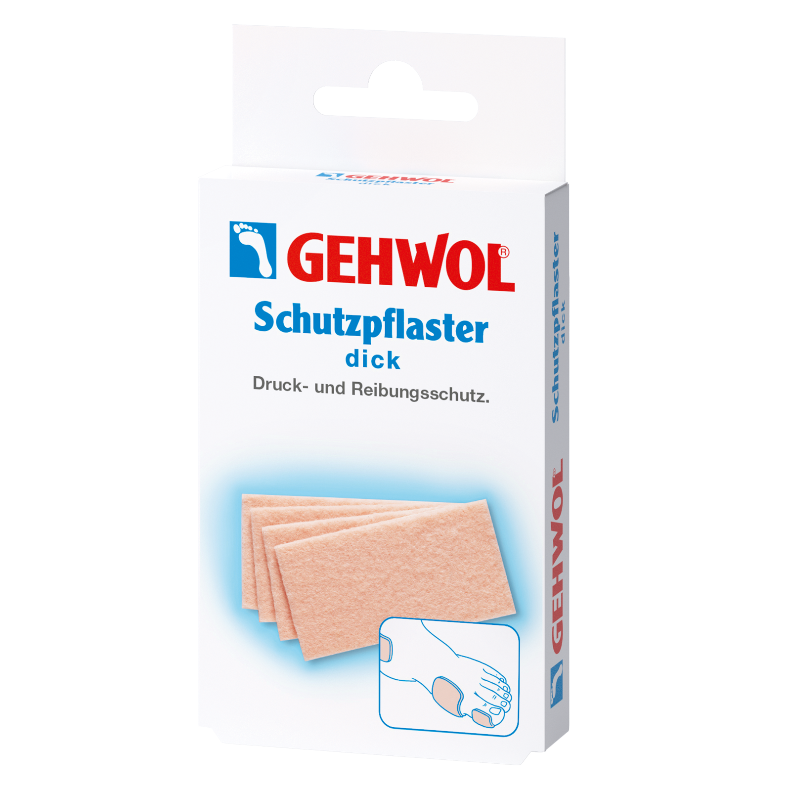 Gehwol cerotti protettivi 90x45 mm di spessore 4 pezzi