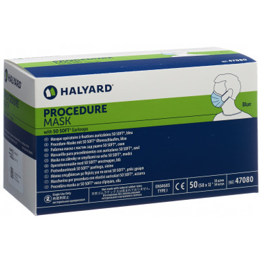 Maschera per badanti blu tipo I 50 pezzi