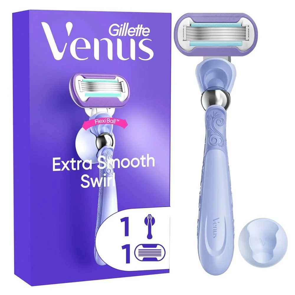 Gillette Venus Extra Smooth Swirl rasoio 1 lama + supporto per doccia