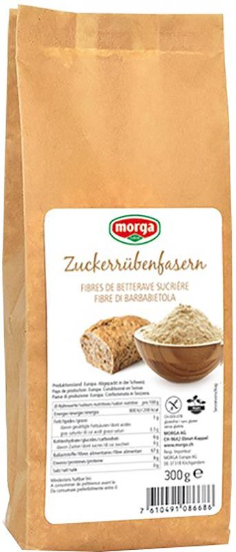 MORGA Fibre di barbabietola da zucchero senza glutine 300g