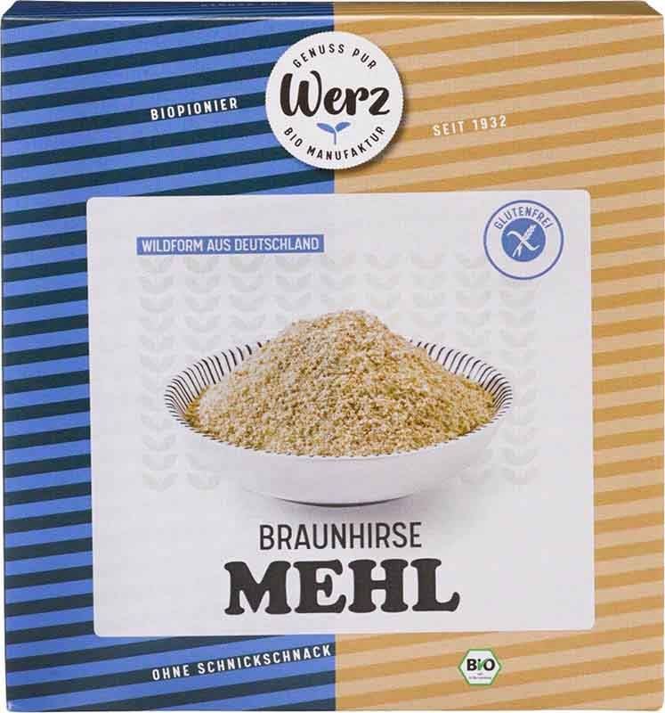 WERZ Farina di miglio bruno senza glutine bio 500g