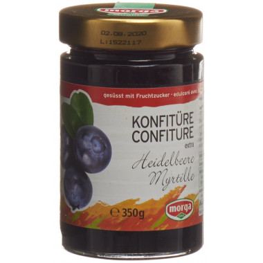 MORGA Marmellata di mirtilli 350g