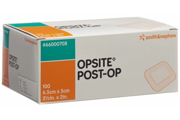 Opsite Post OP film dressing 6,5x5cm sterile 100 Btl
