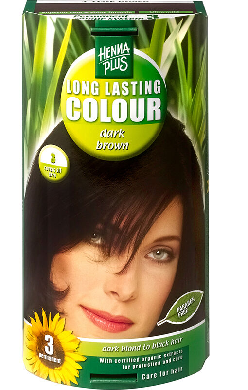 HENNA PLUS Colore a lunga durata 3 marrone scuro