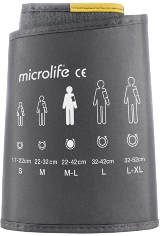 MICROLIFE Manschette Oberarm S 17-22cm anthrazit