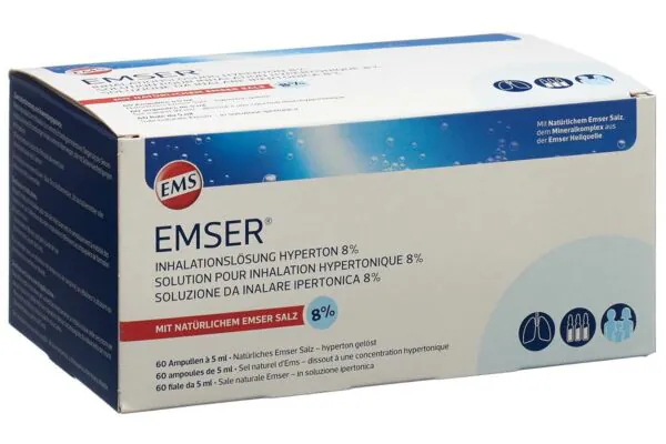 Emser soluzione per inalazione 8 % ipertonica 60 pezzi