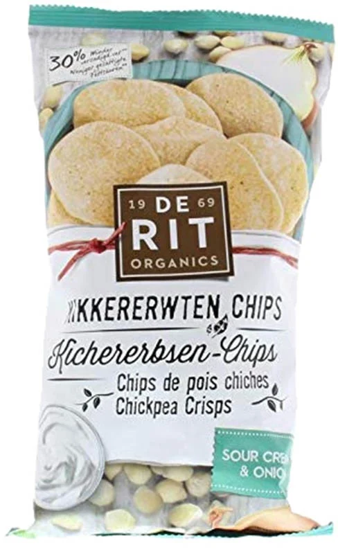 De Rit Patatine di Ceci Panna Acida Cipolla Biologiche 75g