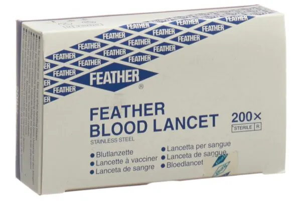 Lancette per sangue Vitrex sterili 200 pezzi