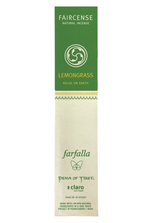 Bastoncini d'incenso FAIRCENSE Lemongr/Rel Terra 10 pezzi