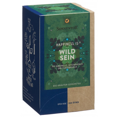 Sonnentor Happiness is Wild il suo tè Btl 18 pezzi
