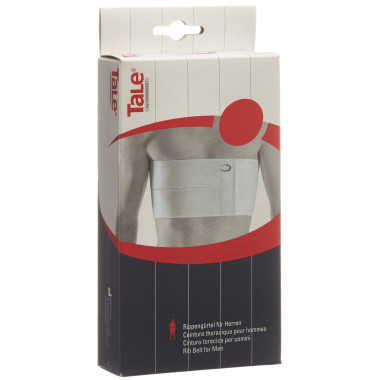 Cintura a coste TALE 15cm da uomo con velcro bianco