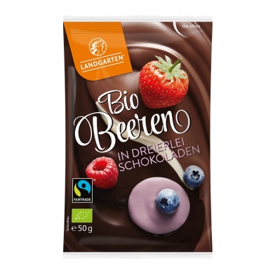 LANDGARTEN Miscela di frutti di bosco al cioccolato Biologico Equo e Solidale 50g