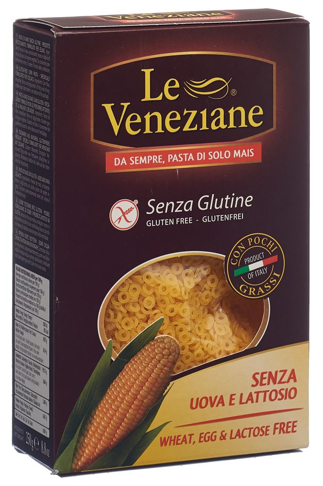 LE VENEZIANE Anellini mais dolce senza glutine 250g