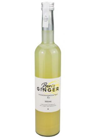 BEN'S GINGER Zenzero Concentrato Biologico Fl piccolo 500ml
