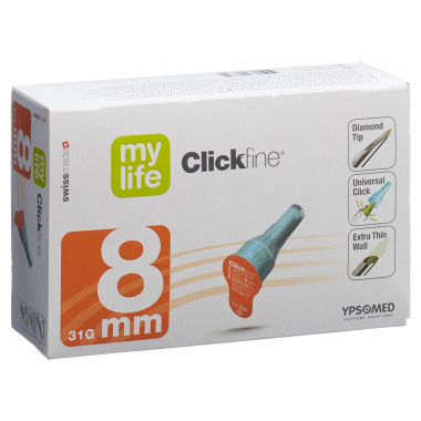 MYLIFE CLICKFINE Aghi a penna 8mm 31G 100 pezzi