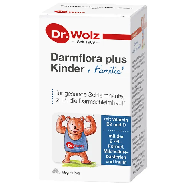 DR. WOLZ Darmflora Plus Bambini+Famiglia 68g