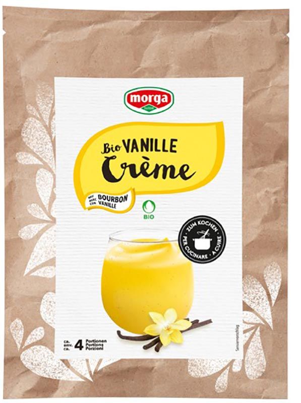 Morga Crema Biologica Plv Vaniglia Curcuma Btl 70g