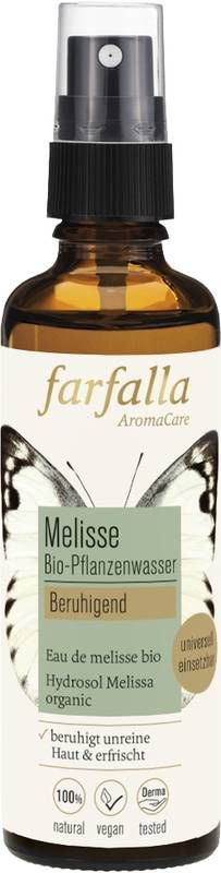 FARFALLA Acqua vegetale biologica di melissa Spr 75ml