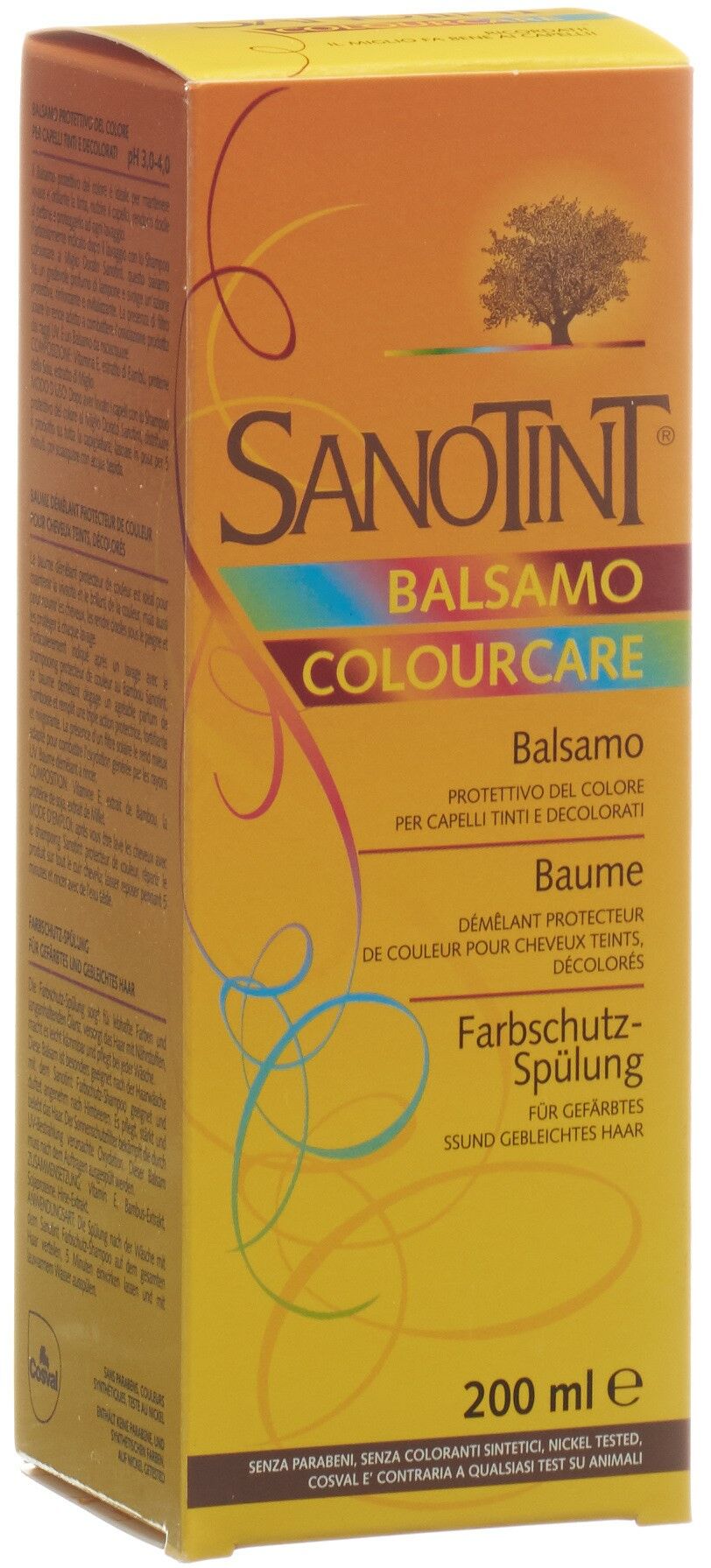 Balsamo Sanotint con protezione del colore 200ml