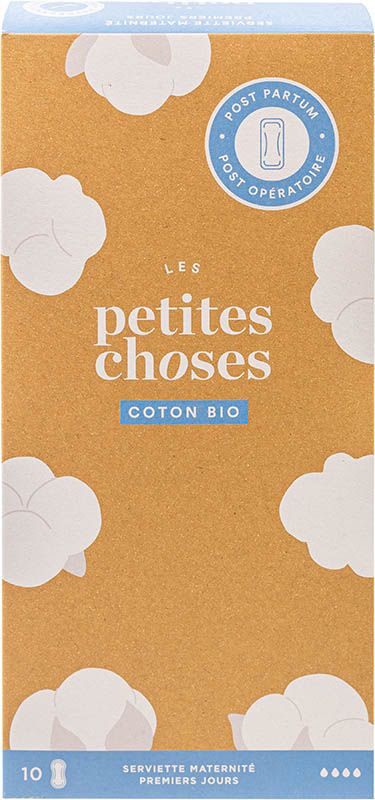 LES PETITES CHOSES Cuscino post-parto bio 10 pezzi