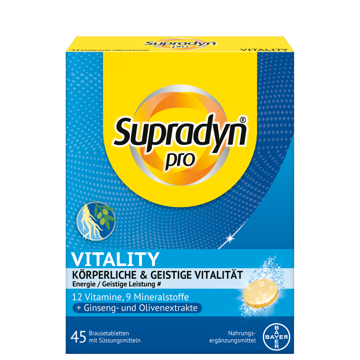 Supradyn® pro Vitality compresse effervescenti 45 pezzi