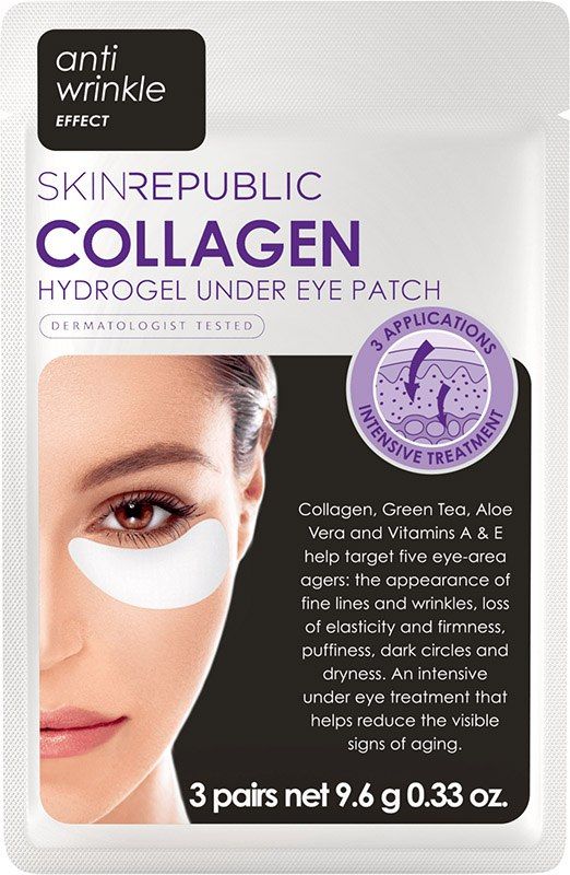 SKINREPUBLIC Collagene Patch sotto gli occhi 3 coppie