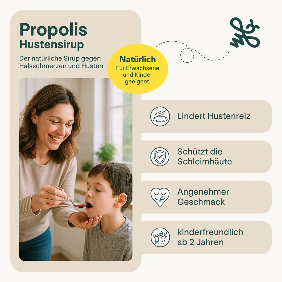 HEYBEE Sciroppo per la tosse alla propoli 100ml