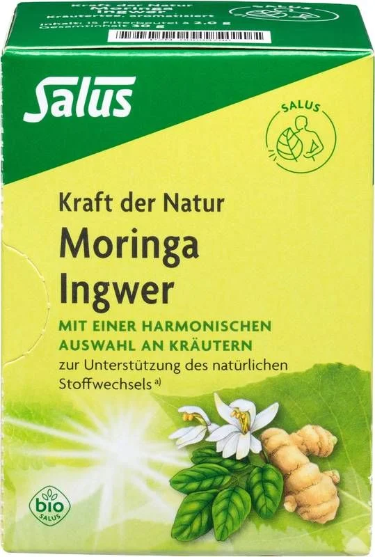 Salus® Tè Moringa Zenzero Biologico Btl 15 pezzi