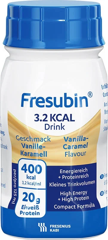 Fresubin 3,2 kcal Bevanda Vaniglia Caramello 4 x 125ml