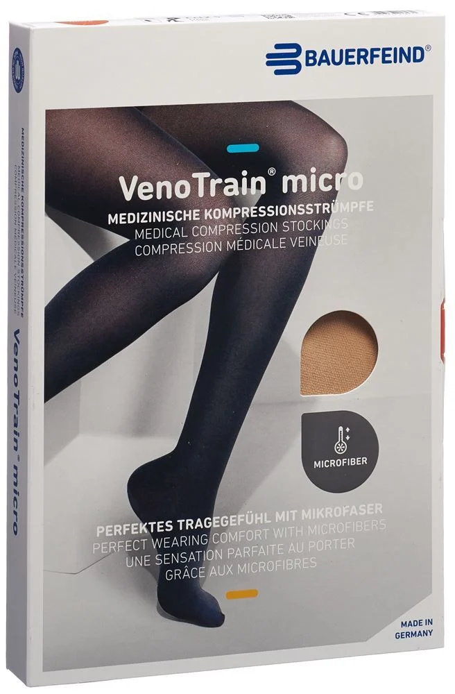 Bauerfeind VT MICRO AG KKL2 L p/l piede aperto crema microstallone 1 paio