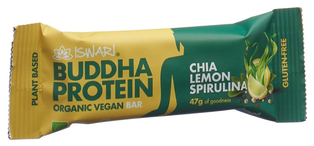 ISWARI Barretta proteica Spirulina&Lemon BIO 47g