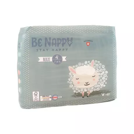 Pannolini BE NAPPY taglia 4 7-18kg maxi 40 pezzi