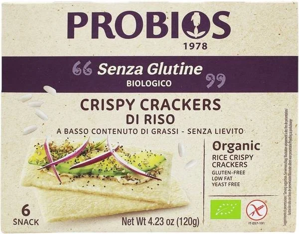 PROBIOS Crackers di riso croccanti 120 g