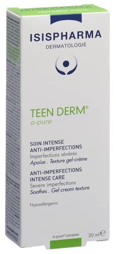 ISISPHARMA Teen Derm Alpha Pure, tubetto da 30 ml
