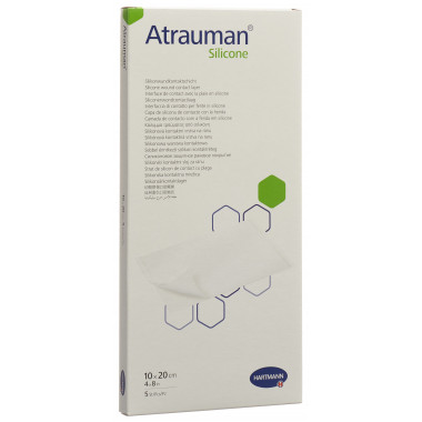 Atrauman Silicone 10x20cm sterile 5 pezzi