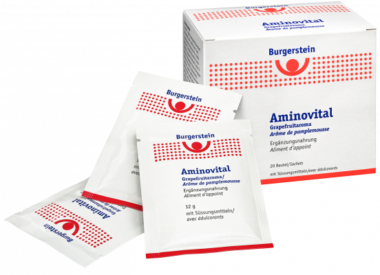 BURGERSTEIN Aminovital polvere al gusto di pompelmo 20 bustine