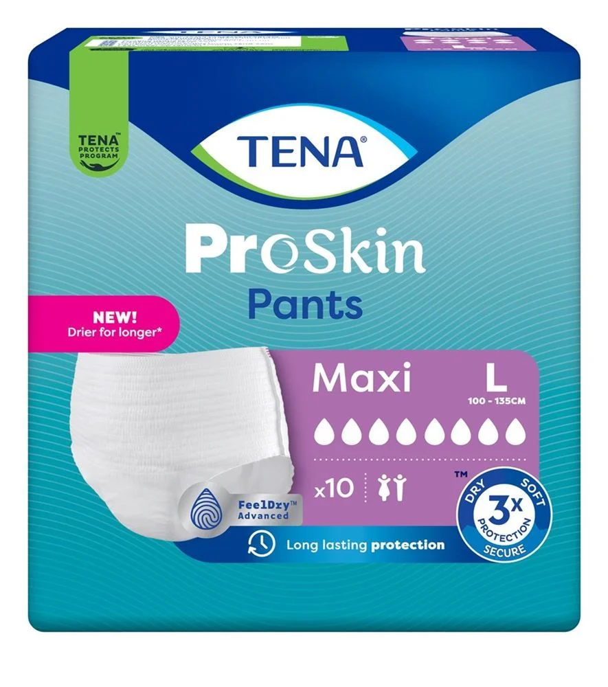 Tena Pants Maxi L 100-135cm 10 pezzi