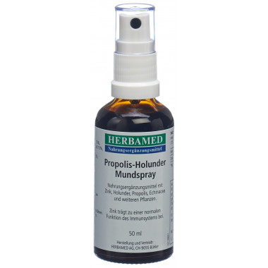 Herbamed Propoli Sambuco Spray per la bocca 50ml