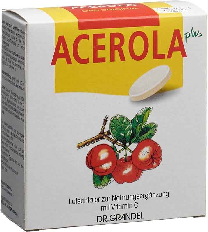Dr Grandel Acerola Plus Pasticche Vitamina C 32 pezzi