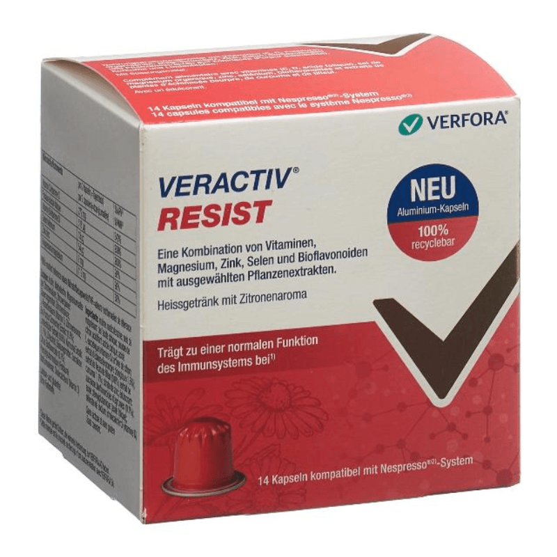 Capsule Veractiv Resist in alluminio 14 pezzi
